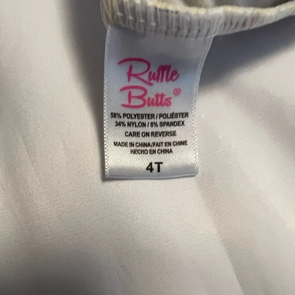 Ruffle Butts yellow white